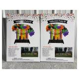 Lot of 2 Happy Halloween Theme Party Decoration Kit (Arch, Banners, Table Decor, Yard) - NIB