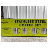 Alpine Mountain Gear Stainless Steel Coffee Set - 5 pc