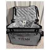 Titan 40-Can Collapsible Cooler 5 Layers of Insulation (Gray)