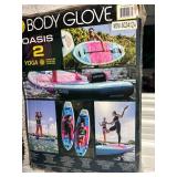 Body Glove Oasis 2 10’ Inflatable Stand Up YOGA Paddle SUP Board Package