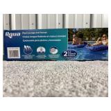 Aqua Luxury Pool Lounger, 2-Pack