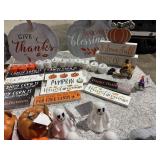 Large Box of Fall/Halloween Decor