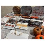 Large Box of Fall/Halloween Decor