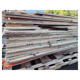 4 stacks of 3/4" plywood