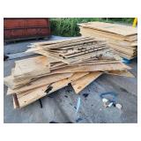 4 stacks of 3/4" plywood