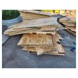 4 stacks of 3/4" plywood