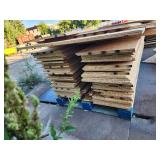 4 stacks of 3/4" plywood