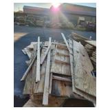 4 stacks of 3/4" plywood