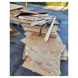 4 stacks of 3/4" plywood