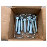 Zinc-Plated Steel Quick-Release Pins with Retainer Ring