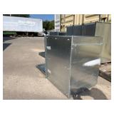 Metal Storage Cabinet With Two Sliding Drawers