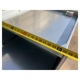 Metal Storage Cabinet With Two Sliding Drawers