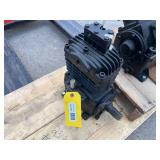 Black Industrial Compressor Unit