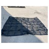 Heavy-Duty Black Cargo Net with Hooks for Securing Loads