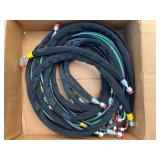 Hydraulic Hoses with Fittings in Assorted Sizes