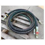 Hydraulic Hoses with SAE 100R4 Labeling and Fittings