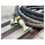 Hydraulic Hoses with SAE 100R4 Labeling and Fittings