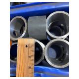 Metal Cylindrical Pipe or Coupling Sections in Box
