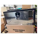 Buyers Products Black Powder Coated Steel Toolbox With Stainless Steel Latch