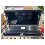 Buyers Products Black Powder Coated Steel Toolbox With Stainless Steel Latch