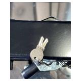 Buyers Products Black Powder Coated Steel Toolbox With Stainless Steel Latch