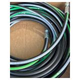 Assorted hydraulic hoses