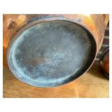 SR - Vintage Turkish Copper Pitcher and Basin Set