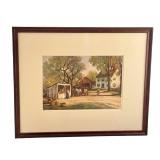 DR - Framed Print Lenox by H.C. Wolcott