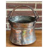 SR - Vintage Copper Bucket with Handle