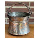 SR - Vintage Copper Bucket with Handle