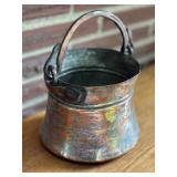 SR - Vintage Copper Bucket with Handle