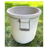 Vintage Red Wing 10 Gallon Stoneware Crock with Handles and Wing Logo