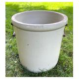 Vintage Red Wing 10 Gallon Stoneware Crock with Handles and Wing Logo