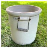 Vintage Red Wing Union Stoneware 8 Gallon Crock with Handles and Wing Logo
