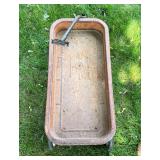 Vintage Super Valu-Flyer Metal Pull Wagon