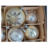 Assorted Vintage Glass Christmas Ornaments