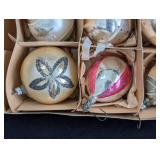 Assorted Vintage Glass Christmas Ornaments