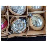 Assorted Vintage Glass Christmas Ornaments
