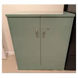 All Steel Two Door Metal Storage Cabinet