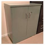 All Steel Two Door Metal Storage Cabinet