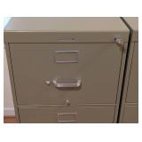 Pair of Steelcase Metal File Cabinets