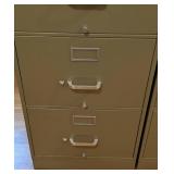 Pair of Steelcase Metal File Cabinets
