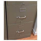 Pair of Steelcase Metal File Cabinets