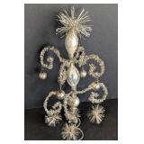 Small Vintage Tinsel Tree Topper