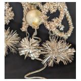 Small Vintage Tinsel Tree Topper