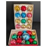 Colorful Vintage Glass Christmas Ornaments