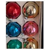 Colorful Vintage Glass Christmas Ornaments