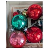 Colorful Vintage Glass Christmas Ornaments