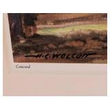 Framed Concord Print by H.C. Wolcott