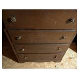 Vintage Painted Wood Dresser